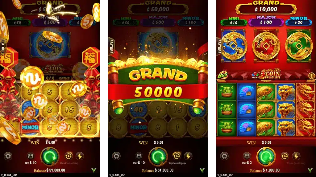 3 Coins A234G Bonus